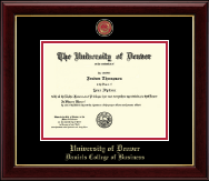University of Denver diploma frame - Masterpiece Medallion Diploma Frame in Gallery