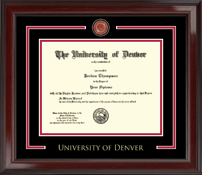 University of Denver diploma frame - Showcase Edition Diploma Frame in Encore