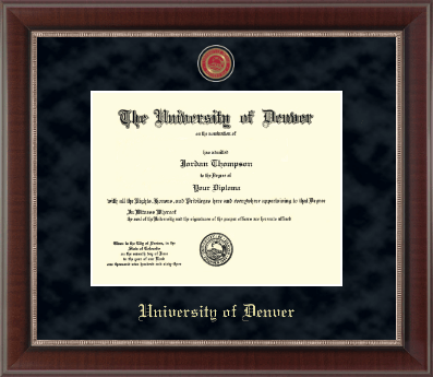 University of Denver diploma frame - Regal Edition Diploma Frame in Chateau