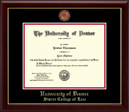 University of Denver diploma frame - Masterpiece Medallion Diploma Frame in Gallery