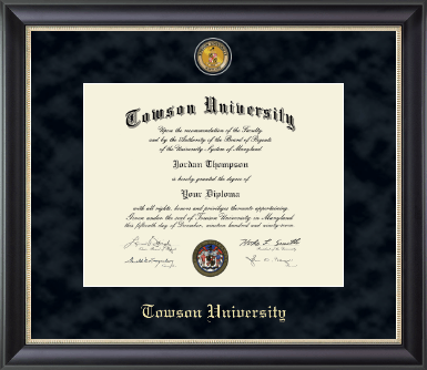 Towson University diploma frame - Regal Edition Diploma Frame in Noir