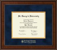 St. George's University diploma frame - Presidential Gold Embossed Diploma Frame in Madison