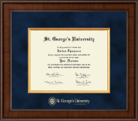 St. George's University diploma frame - Presidential Gold Embossed Diploma Frame in Madison