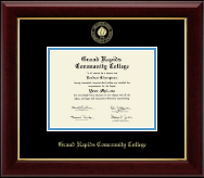Grand Rapids Community College diploma frame - Gold Embossed Diploma Frame in Gallery