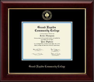 Grand Rapids Community College diploma frame - Gold Embossed Diploma Frame in Gallery