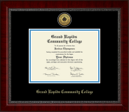 Grand Rapids Community College diploma frame - Gold Engraved Medallion Diploma Frame in Sutton