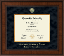 Concordia University - Irvine diploma frame - Presidential Masterpiece Diploma Frame in Madison