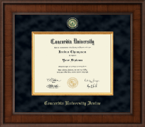 Concordia University - Irvine Presidential Masterpiece Diploma Frame in Madison