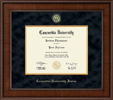 Concordia University - Irvine diploma frame - Presidential Masterpiece Diploma Frame in Madison