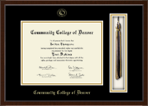Community College of Denver diploma frame - Tassel & Cord Diploma Frame in Delta