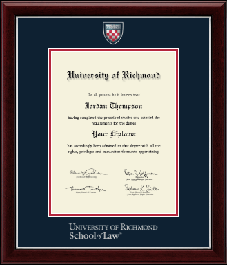 University of Richmond diploma frame - Masterpiece Medallion Diploma Frame in Gallery Silver