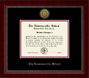 The Lawrenceville Prep School diploma frame - Gold Engraved Medallion Diploma Frame in Sutton