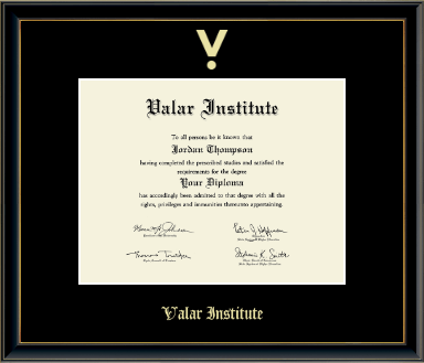 Quantic diploma frame - Gold Embossed Diploma Frame in Onexa Gold