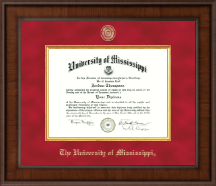 The University of Mississippi diploma frame - Presidential Masterpiece Diploma Frame in Madison