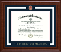 The University of Mississippi diploma frame - Showcase Edition Diploma Frame in Prescott