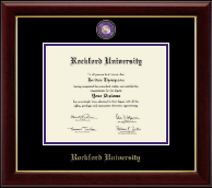 Rockford University diploma frame - Masterpiece Medallion Diploma Frame in Gallery