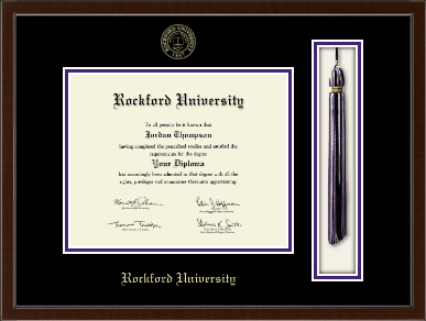 Rockford University diploma frame - Tassel & Cord Diploma Frame in Delta