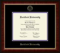 Rockford University diploma frame - Gold Embossed Diploma Frame in Murano