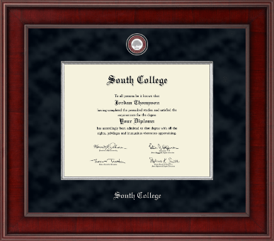 South College diploma frame - Presidential Masterpiece Diploma Frame in Jefferson