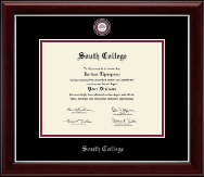 South College diploma frame - Masterpiece Medallion Diploma Frame in Gallery Silver