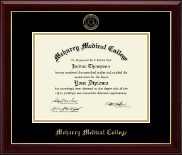 Meharry Medical College diploma frame - Gold Embossed Diploma Frame in Gallery