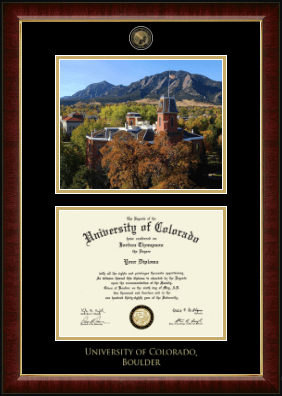 University of Colorado diploma frame - Campus Scene Masterpiece 'Fall Photo' Diploma Frame in Murano