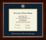 University of Illinois Chicago diploma frame - Masterpiece Medallion Diploma Frame in Murano
