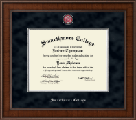 Swarthmore College diploma frame - Presidential Pewter Masterpiece Diploma Frame in Madison