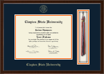 Clayton State University diploma frame - Tassel & Cord Diploma Frame in Delta