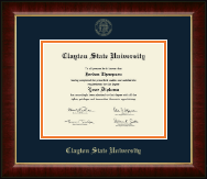 Clayton State University diploma frame - Gold Embossed Diploma Frame in Murano