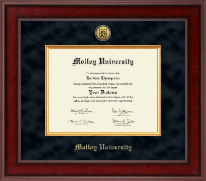 Molloy University diploma frame - Presidential Gold Engraved Diploma Frame in Jefferson