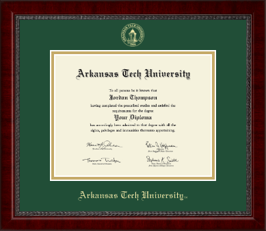 Arkansas Tech University diploma frame - Gold Embossed Diploma Frame in Sutton