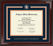 Clayton State University diploma frame - Showcase Edition Diploma Frame in Encore