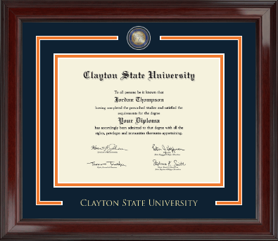 Clayton State University diploma frame - Showcase Edition Diploma Frame in Encore