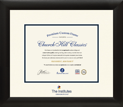 The Institutes Designations Certificate Frame - Dimensions Frame in Tacoma
