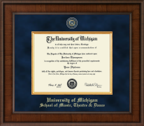 University of Michigan diploma frame - Presidential Masterpiece Diploma Frame in Madison