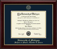 University of Michigan diploma frame - Gold Embossed Diploma Frame in Gallery