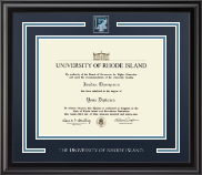 The University of Rhode Island diploma frame - Spirit Medallion Diploma Frame in Midnight
