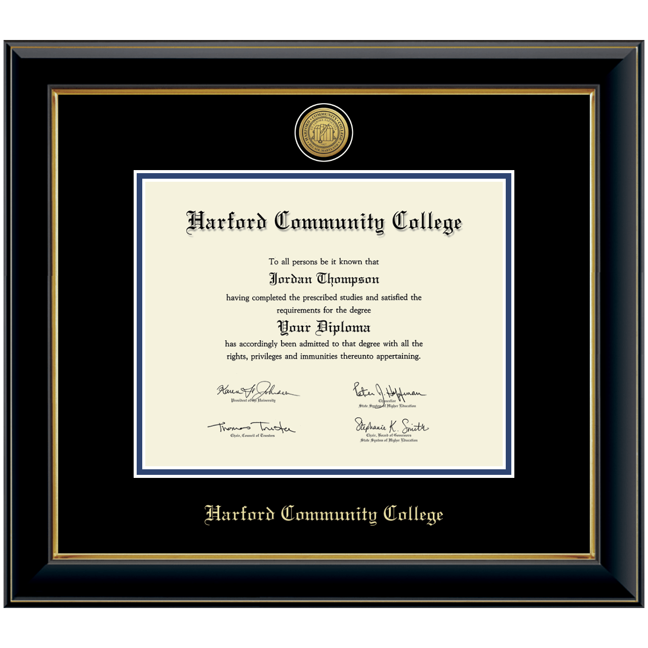 Harford Community College Diploma Frame Custom Frames Online Church