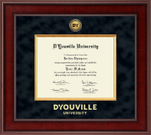 D'Youville University diploma frame - Presidential Gold Engraved Diploma Frame in Jefferson