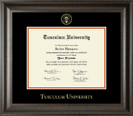 Tusculum University diploma frame - Gold Embossed Diploma Frame in Acadia