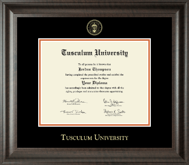 Tusculum University diploma frame - Gold Embossed Diploma Frame in Acadia