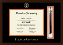 Tusculum University diploma frame - Tassel & Cord Diploma Frame in Delta