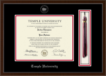 Temple University diploma frame - Tassel Edition Diploma Frame in Delta