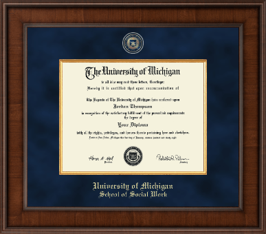 University of Michigan diploma frame - Presidential Masterpiece Diploma Frame in Madison