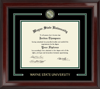 Wayne State University diploma frame - Showcase Edition Diploma Frame in Encore