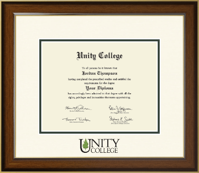 Unity College diploma frame - Dimensions Diploma Frame in Westwood