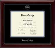 Berea College diploma frame - Silver Embossed Diploma Frame in Gallery Silver