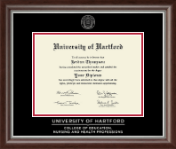 University of Hartford diploma frame - Silver Embossed Diploma Frame in Devonshire