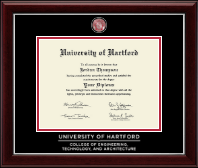 University of Hartford diploma frame - Masterpiece Medallion Diploma Frame in Gallery Silver